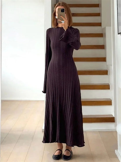 Women's Ribbed Maxi Dress