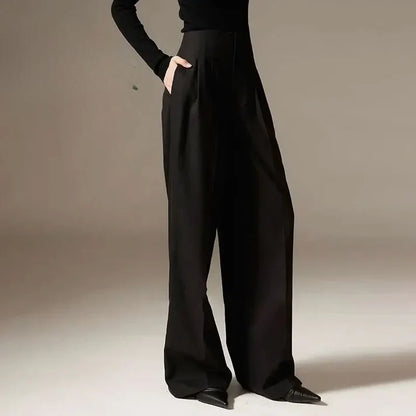 Women's High-Waisted Wide-Leg Pants