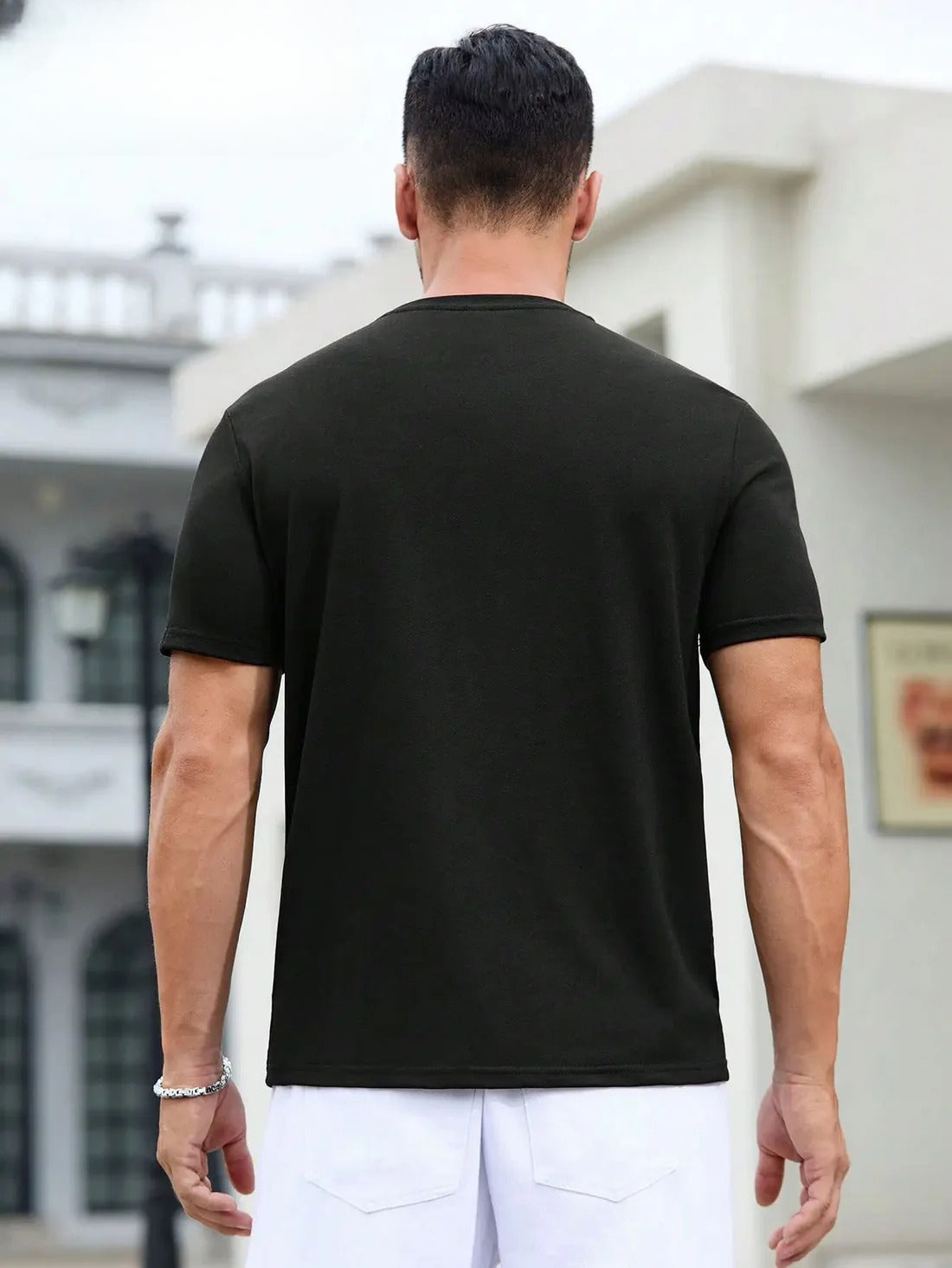 Men's Summer Black T-Shirt