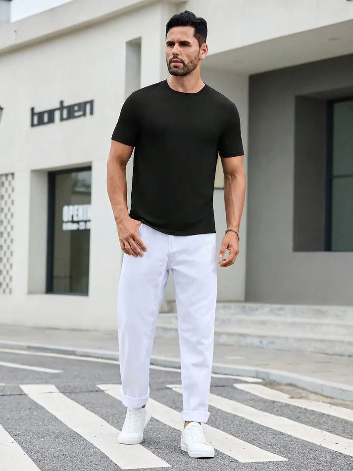 Men's Summer Black T-Shirt