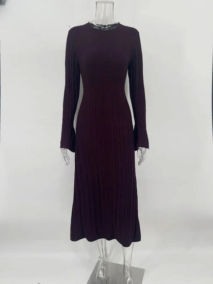 Women's Ribbed Maxi Dress