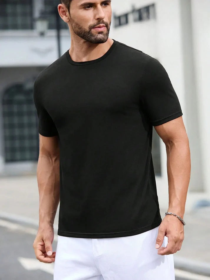 Men's Summer Black T-Shirt